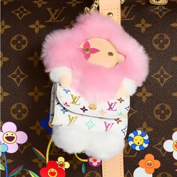 Louis Vuitton x Takashi Murakami Vivienne Cuddle Bag Charm - Picture 3 of 3